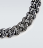 Shay Jewelry 18kt gold chainlink bracelet with diamonds