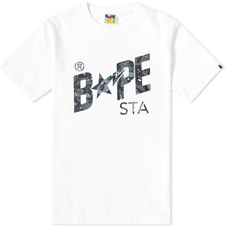 Photo: A Bathing Ape Space Camo Bapesta Tee