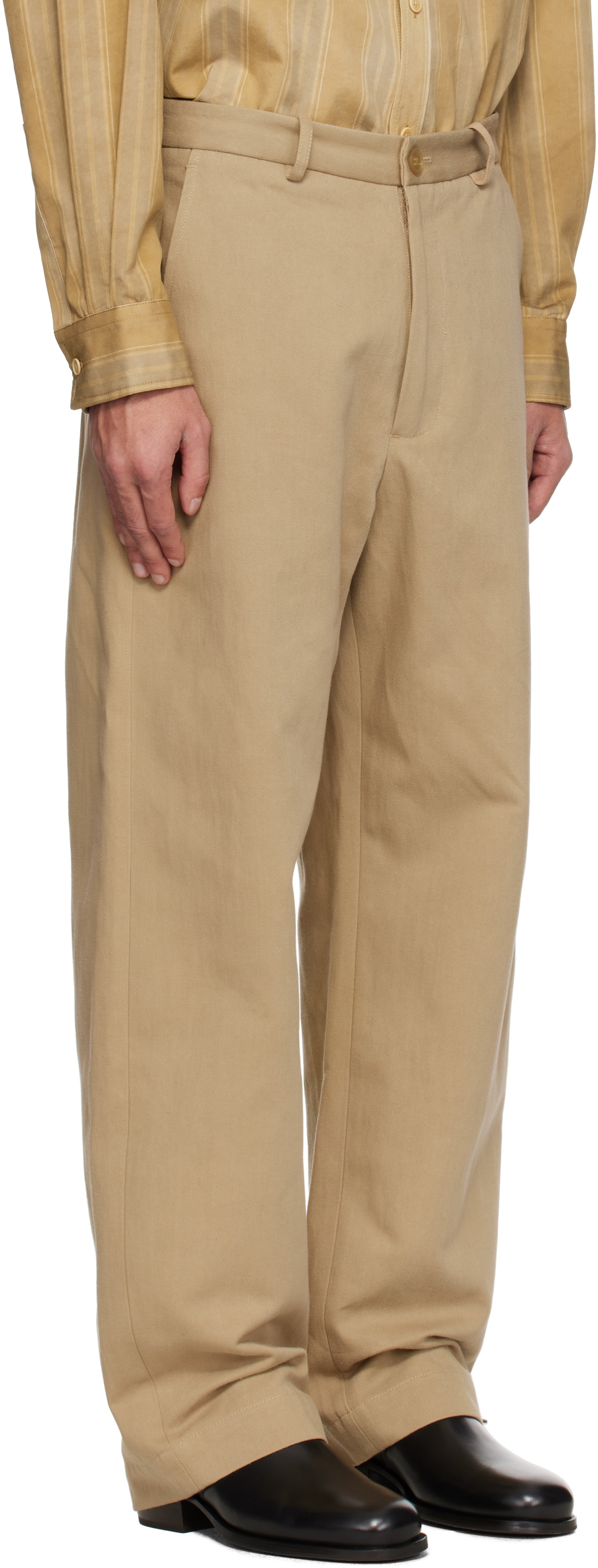 colbo Tan Chinos Trousers