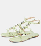 Giambattista Valli Embellished satin sandals