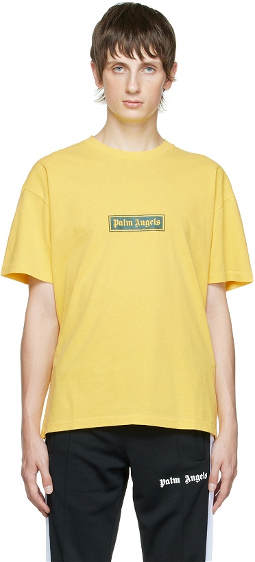 Photo: Palm Angels Yellow Box T-Shirt