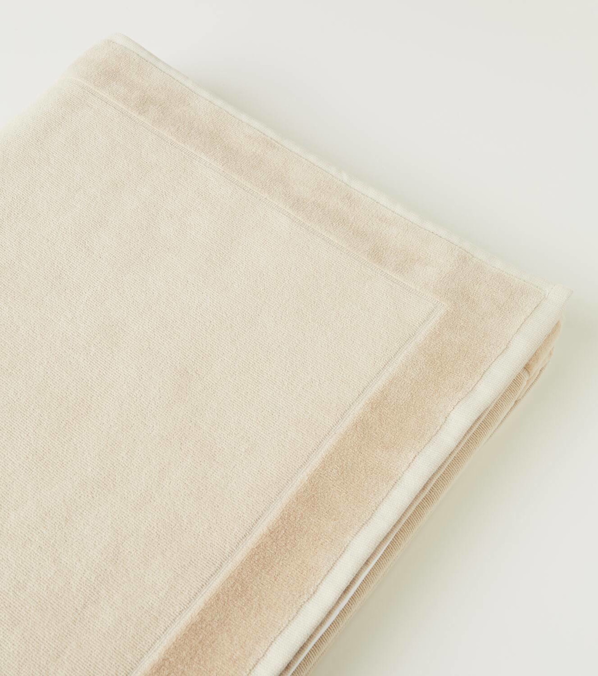 Loro Piana Crest cotton beach towel