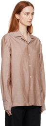 ZEGNA Beige Crossover Shirt