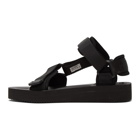 Suicoke Black DEPA V2 Sandals