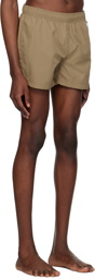 Hugo Brown Printed Swim Shorts
