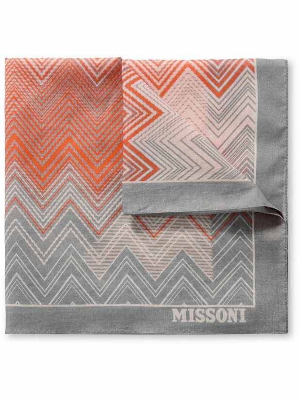 Photo: Missoni - Printed Cotton Pocket Square
