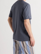 HANRO - Living Cotton-Jersey T-Shirt - Blue