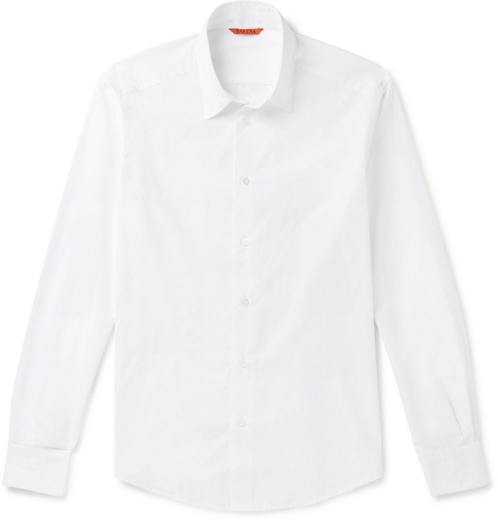 Photo: Barena - Slim-Fit Cotton-Poplin Shirt - White