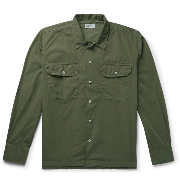 Photo: Universal Works - Cotton-Poplin Shirt - Green