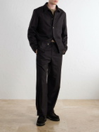 A.P.C. - Brest Wool-Blend Twill Blouson Jacket - Brown