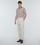 Zegna - Cotton and silk polo shirt