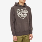 Human Made Men's Heart Popover Hoody in Black