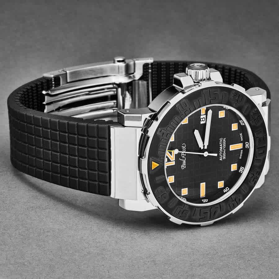 Paul Picot C-Type Automatic Chronometer Black Dial Mens Watch P4118.SNGNN3010