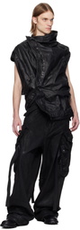 Julius Black Protean Mylar Denim Vest