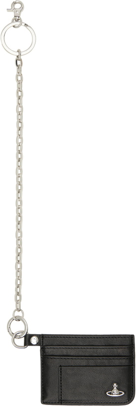 Photo: Vivienne Westwood Black Flat Chain Card Holder