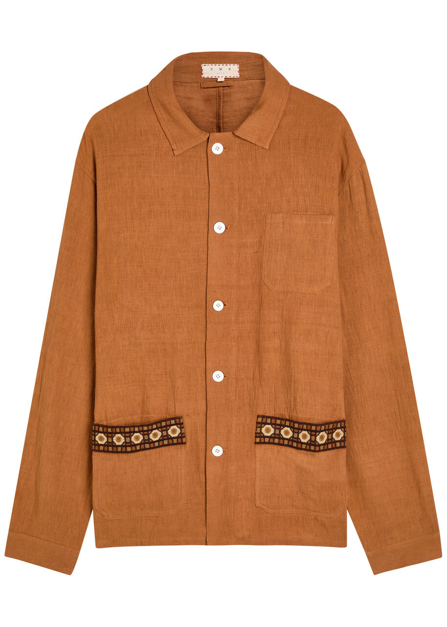 Smr Days Wittering E Cotton Overshirt Jacket Sand