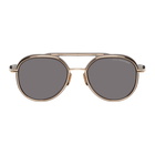 Dita Grey and Gold Spacecraft Sunglasses