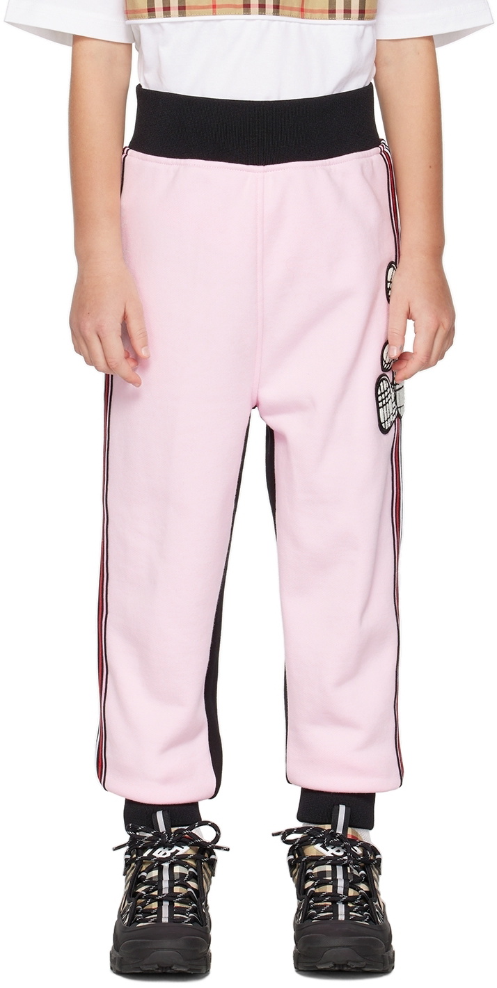 Burberry Kids Pink Thomas Bear Lounge Pants