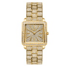 JBW Cristal Quartz Diamond Crystal Gold Dial Ladies Watch