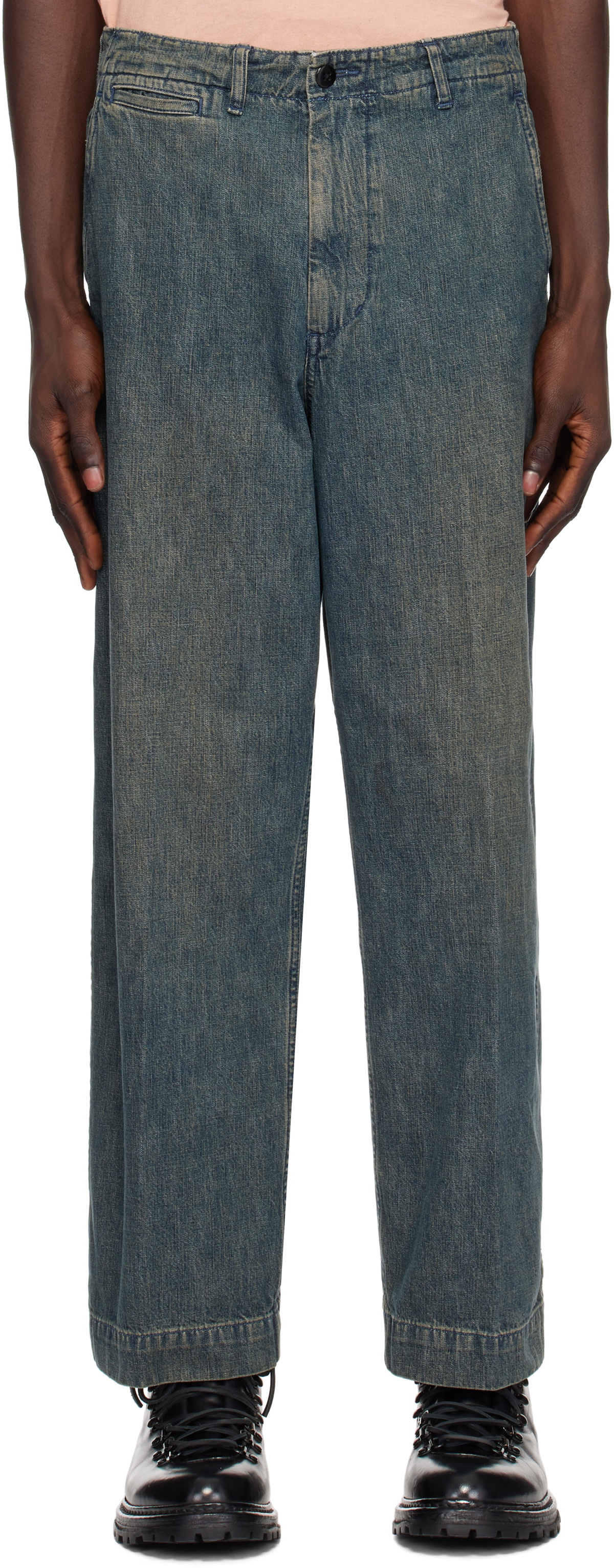 BEAMS PLUS Blue MIL Double Dye Jeans Beams Plus