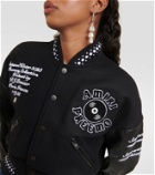 Amiri Wool-blend varsity jacket
