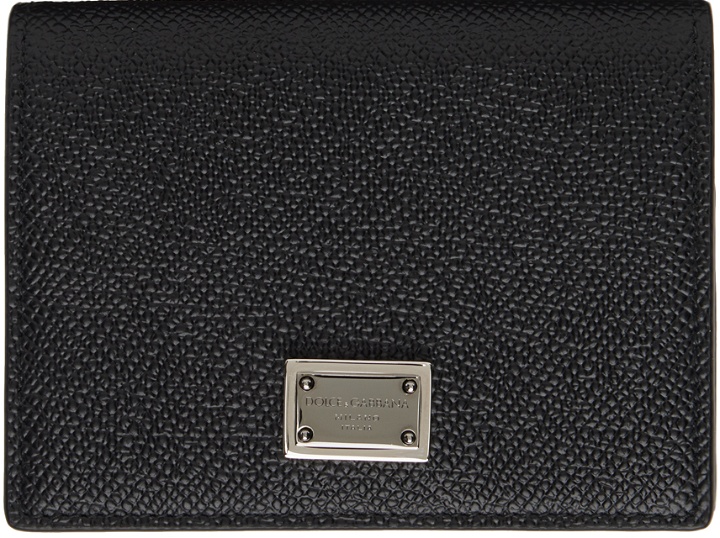 Photo: Dolce & Gabbana Black Plaque Wallet