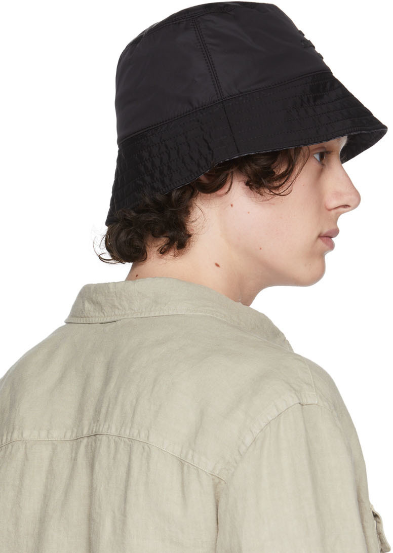 Salvatore Ferragamo Reversible Black Bucket Hat Salvatore Ferragamo