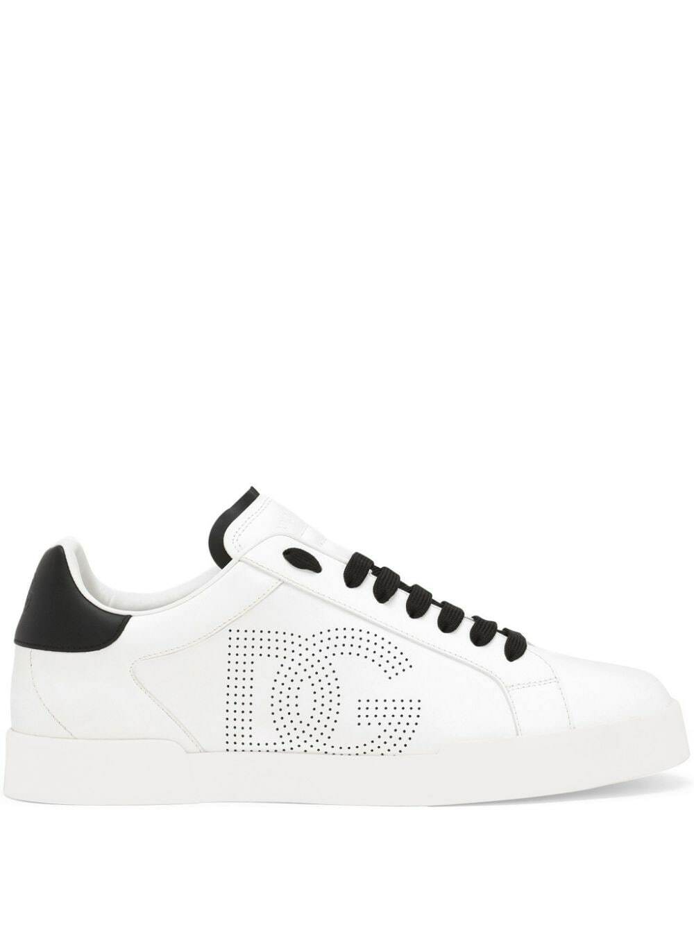 dolce & gabbana leather portofino sneakers
