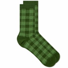 Daniëlle Cathari Women's x Woolrich Buffalo Sock in Moss Green