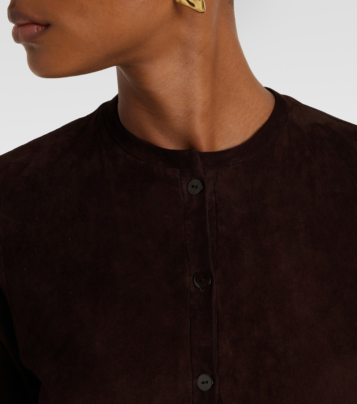 Stouls Astrid suede cardigan