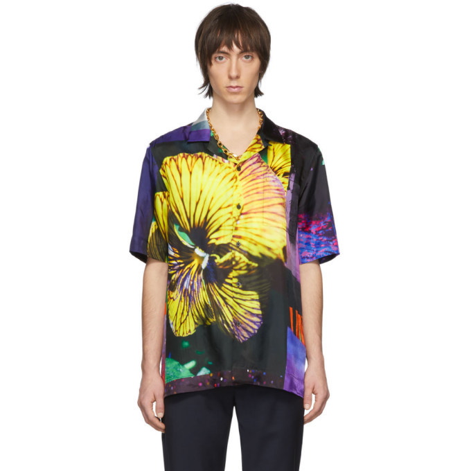 Photo: Dries Van Noten Multicolor Mika Ninagawa Edition Carltone Shirt