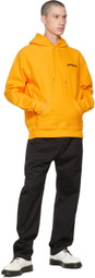 Cowgirl Blue Co Yellow Script Hoodie
