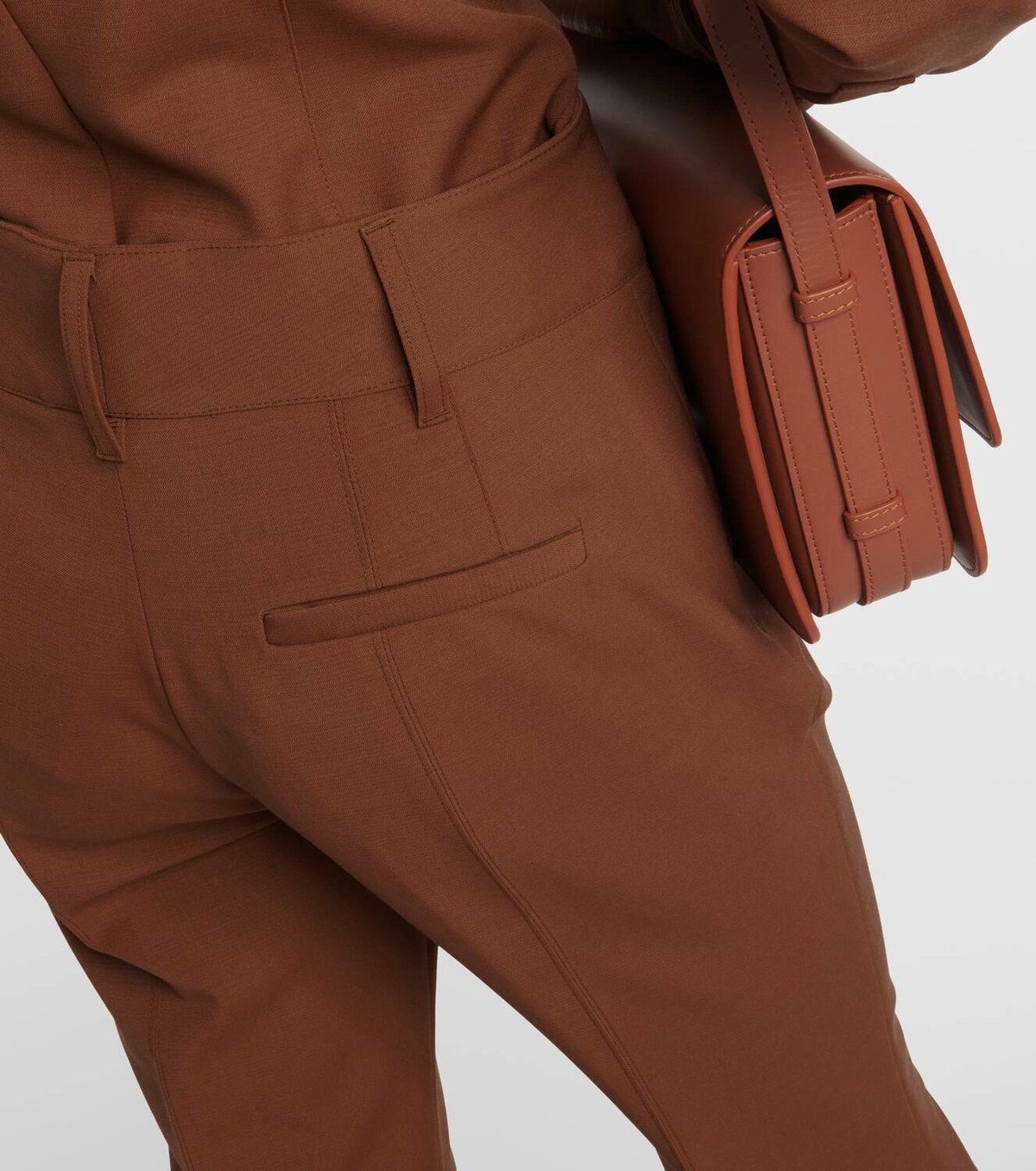 Gabriela Hearst Rhein high-rise wool flared pants Gabriela Hearst