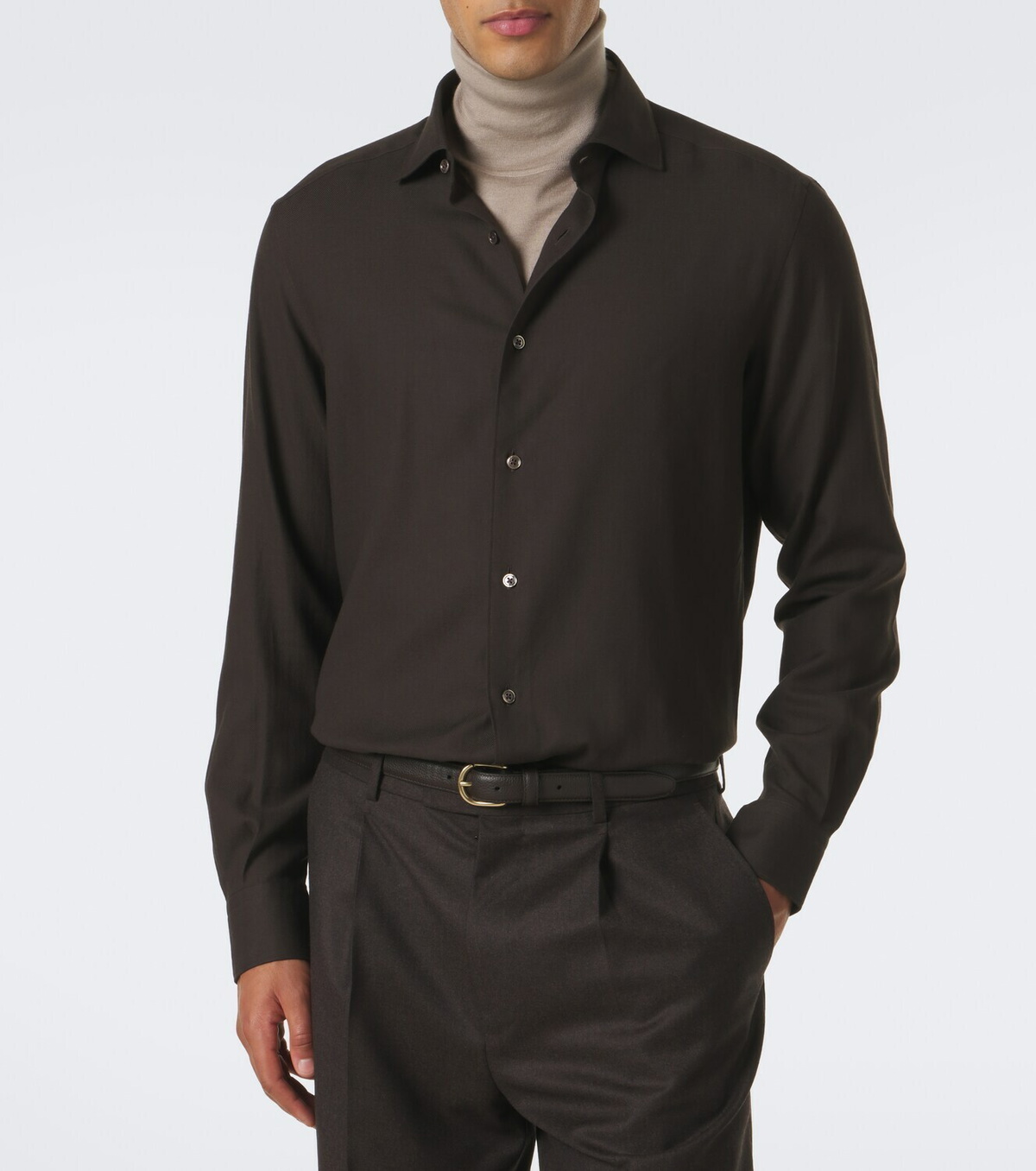 Zegna Cotton and cashmere shirt