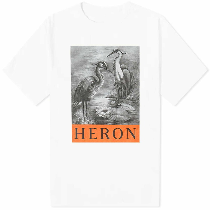 Photo: Heron Preston Men's Heron T-Shirt in White