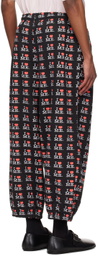 Ashley Williams Black 'I Heart Me' Sweatpants