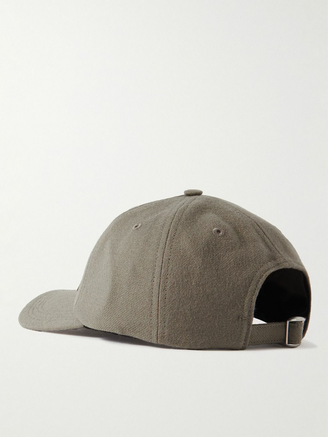 AMI PARIS - Logo-Embellished Wool-Twill Baseball Cap AMI