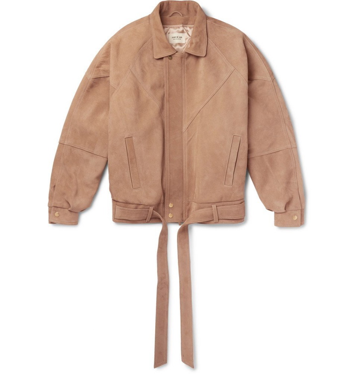 Photo: Fear of God - Panelled Nubuck Jacket - Brown