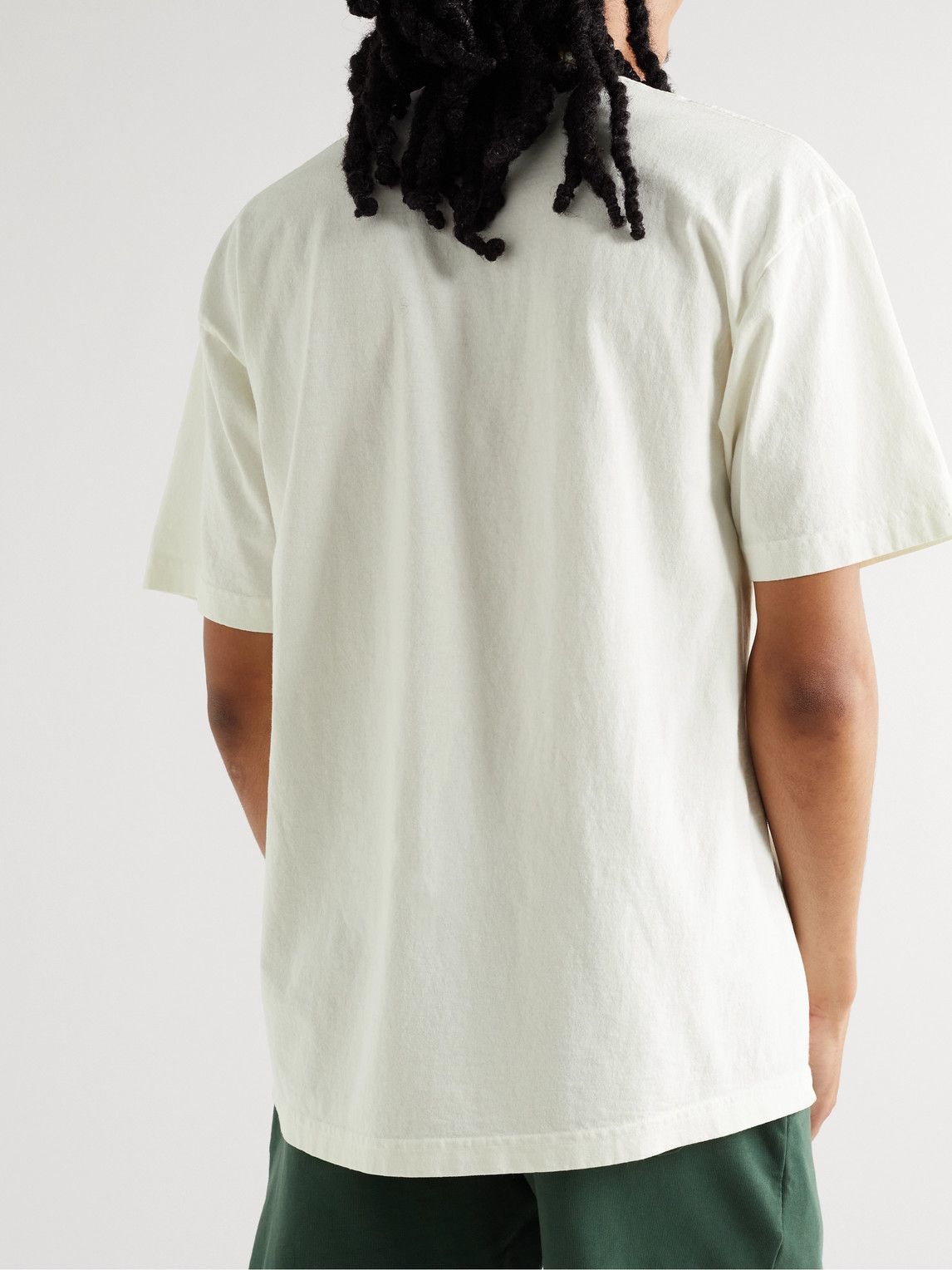 FRIENDS WITH ANIMALS - Printed Cotton-Jersey T-Shirt - White