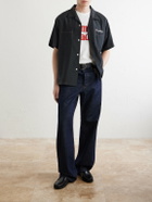 Human Made - Souvenir Logo-Embroidered Poplin Shirt - Black