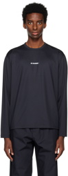 Jil Sander Black Crewneck Long Sleeve T-Shirt