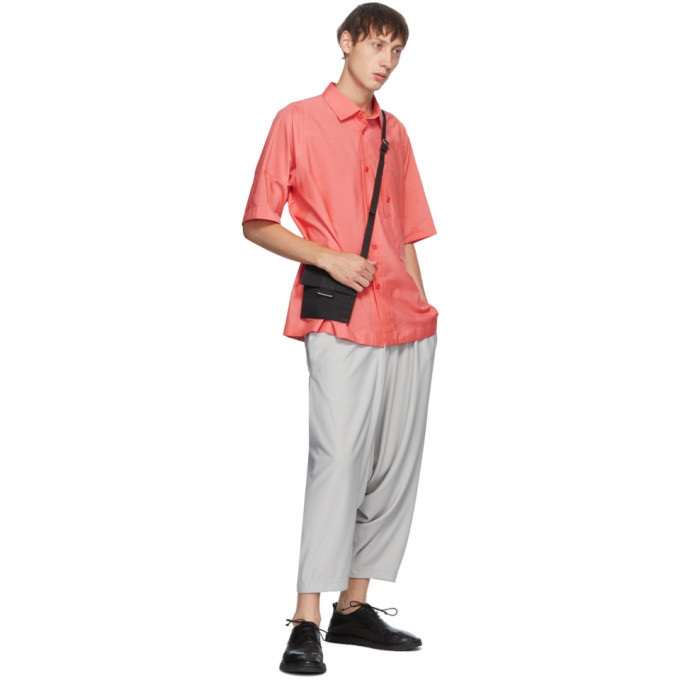 132 5. ISSEY MIYAKE Pink Men 1 Short Sleeve Shirt 132 5. ISSEY MIYAKE