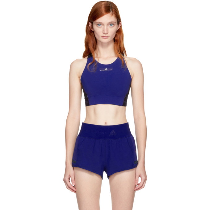 Photo: adidas by Stella McCartney Blue Climachill Bra