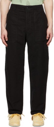 Engineered Garments Black Fatigue Trousers