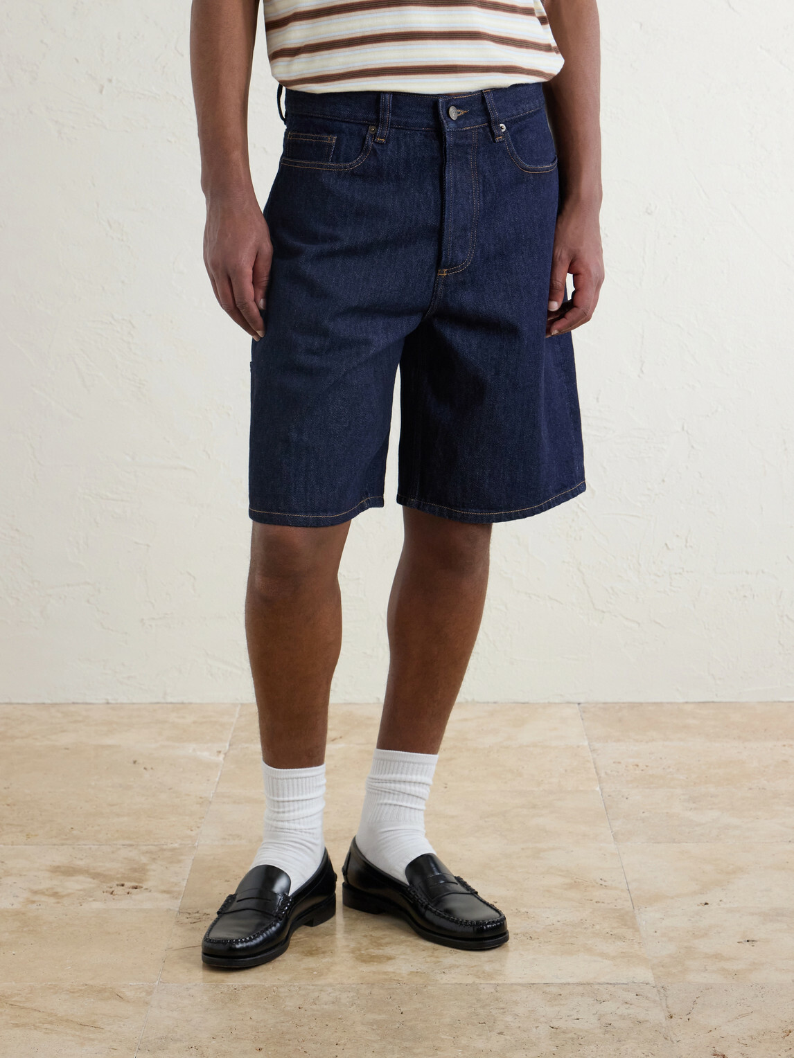 Aimé Leon Dore - Straight-Leg Denim Shorts - Blue
