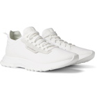 Givenchy - Spectre Leather-Trimmed Neoprene Sneakers - White