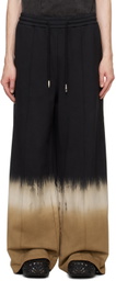 Feng Chen Wang Black Tie-Dye Sweatpants