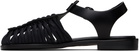 HEREU Black Alaro Sandals