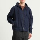 Butter Goods Men's Hooded Work Jacket in Rinsed Indigo