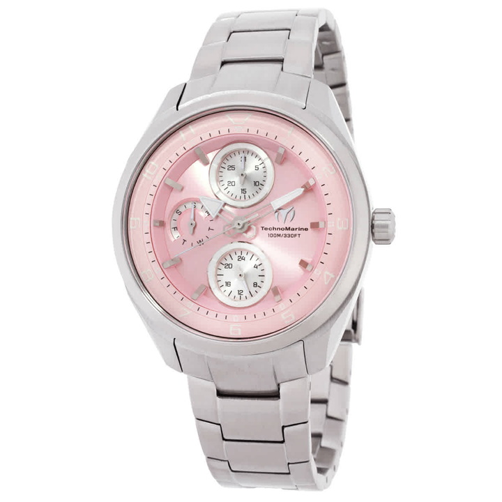 Photo: Technomarine OCEAN Quartz Pink Dial Unisex Watch TM-318108